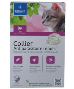 collier anti parasitaire insectifuge pour chat