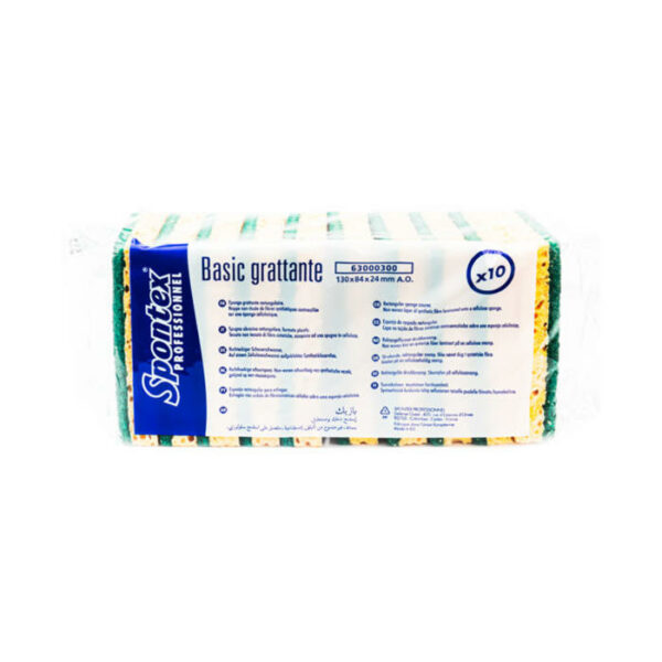 10 Eponges Spontex Basic grattantes