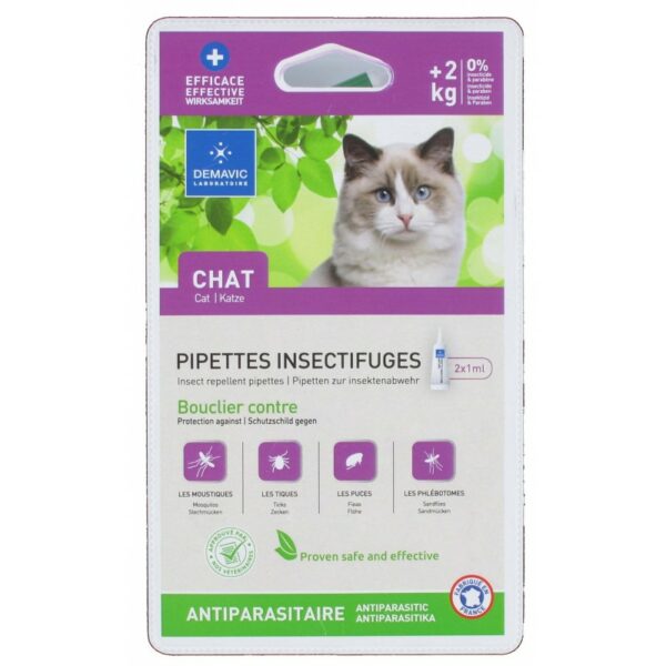 Pipette Insectifuge Chat et NAC