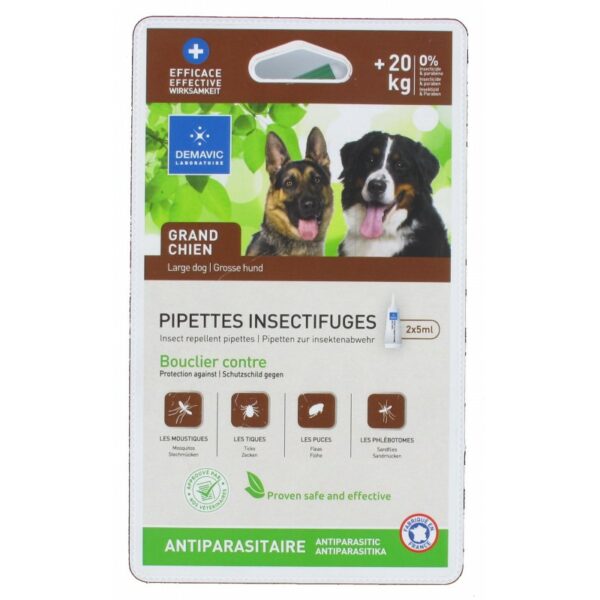 Pipette Insectifuge Grand Chien