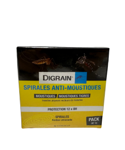 Spirales x 12 anti moustiques
