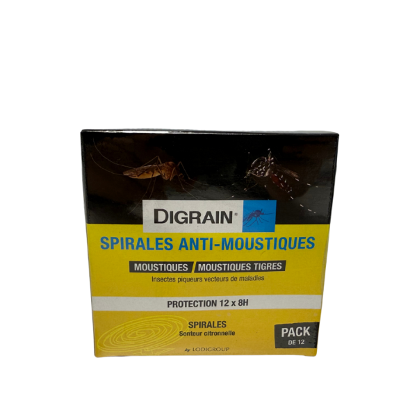 Spirales x 12 anti moustiques