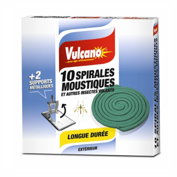 Spirales x 10 anti moustiques Vulcano