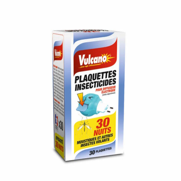 Plaquettes moustiques Vulcano x30