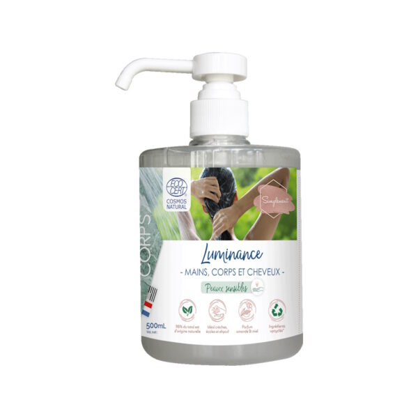 Gel douche Luminance spécial peaux sensibles