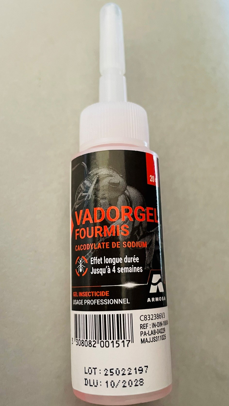 Gel VADORGEL FOURMIS 20 g